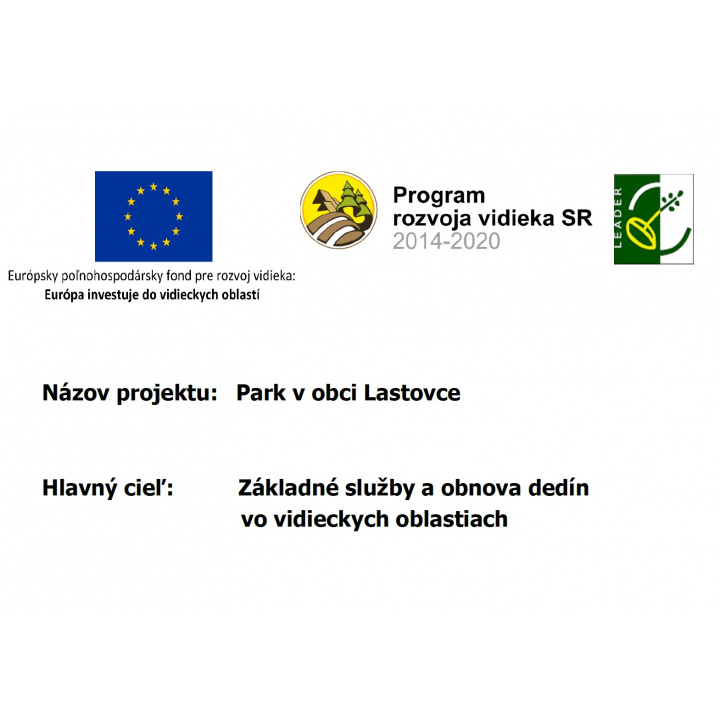 Park v obci Lastovce